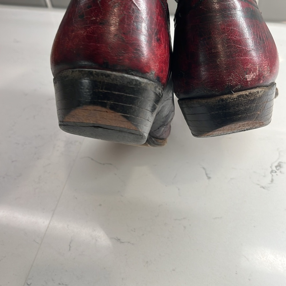 Lucchese Black Cherry Cowboy Boots - Picture 8 of 12